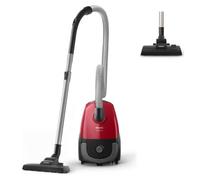 PHILIPS Aspirapolvere con Sacco 2000, 900W, 3L, rosso