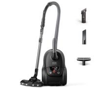 PHILIPS Serie 8000 Aspirapolvere con Sacco - 900W, Spazzola LED TriActive+, Filtro HEPA 13, 99,9% Polvere Rimossa, 12m Raggio, Sacchetto 4L, Design Sostenibile, Prodotto in UE (XD8122/10)