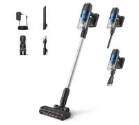 Philips Aspirapolvere Cordless Serie 3000, Potente su Pavimenti duri, 60 Minuti di Autonomia, Bocchetta con Luce LED, Accessorio per Fessure e Combinato, Batteria Sostituibile, Leggero (XC3032/01)