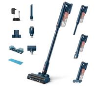 Philips Aspirapolvere Serie 5000 Pet, potente su tappeti e pavimenti, 60 min autonomia, spazzola LED, per animali, Modulo Aqua, batteria sostituibile, senza fili (XC5142/01)