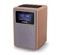 Philips TAR5005/10 radio Orologio Digitale Grigio, Legno