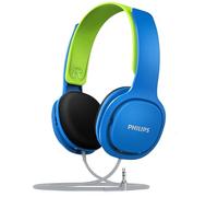 PHILIPS AUDIO Shk2000Bl/00 Cuffie Per Bambini Over Ear, Limite Di Volume Di 85 Db, Isolamento Acustico, Cuscinetti Auricolari Morbidi, Archetto Ergonomico, Taglia Unica, Blu (Blue)