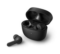 PHILIPS Auricolari Bluetooth Con Microfono Wireless, Resistenti Al Sudore, 18 Ore Di Riproduzione, Morbidi E Confortevoli Earbuds, Auricolari Tat2206Bk/00, Nero Black, In Ear, TrueWireless 2206