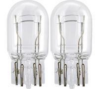 2x W21/5W, Lampada con attacco di vetro PHILIPS 12V 21/5W 12066B2