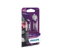 Philips automotive lighting 12040VPB2 - Wedge Base WBT10 Visionplus (Blister 2Pz), 12V, 6W W2, 1X9, 5D