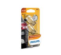 2x W21/5W, Lampada con attacco di vetro PHILIPS 12V 21/5W 12066B2
