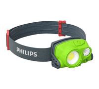 Philips Xperion 3000 Headlight lampada frontale LED, compatta e ricaricabile, modalità duale (300/150 lm) e faretto LED supplementare (200 lm), USB-C