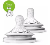 Philips Avent AVENT 2 TETTARELLE NATURAL FLUSSO LENTO 2 FORI