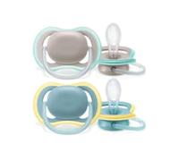 Avent 2 succhietti ultra air 6-18 mesi neutro limoni