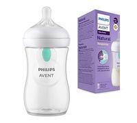 Philips AVENT Natural Response SCY673/01 Biberon con valvola Airfree 260ml, Tettarella 1m+