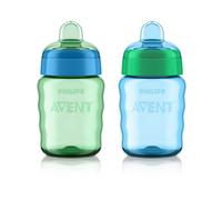 Philips Avent My Easy Sippy Cup, 9 once, blu/verde, fase 2 (i colori possono variare)
