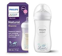 Philips Avent Natural Response Baby Bottle da 330 ml con flusso 4 (tettarella 3m+), modello SCY906/11