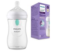 Philips AVENT Natural Response SCY673/01 Biberon con valvola Airfree 260ml, Tettarella 1m+
