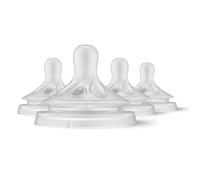 Philips AVENT Natural Response - Capezzolo a flusso lento (Flow 2), confezione da 4, SCY962/04