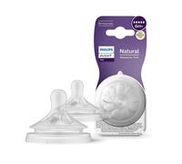 Philips Avent Natural Response Flacone Fast Flow 5 Tettarelle Confezione da 2...