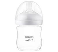Bottiglia di vetro Natural Response, 1 mese +, 120 ml, Philips Avent