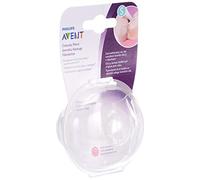 Philips Avent - Protezione per le verruche irritate - Forma unica di ala di farfalla - Facile da pulire - Dimensione piccola 2 pezzi - 15 mm - Custodia igienica - SCF153/01