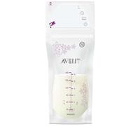 Philips Avent Sacchetto per latte materno, 180 ml, per conservare e congelare il latte materno, SCF603/25, pre-sterilizzato, 25 pezzi