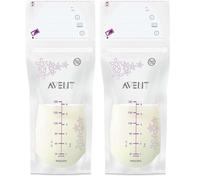 Philips Avent Sacchetto per latte materno, 180 ml, per conservare e congelare il latte materno, SCF603/25, pre-sterilizzato, 25 pezzi (Confezione da 2)