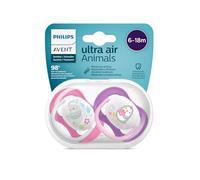 Philips Avent SCF080/08 Ciuccio Ultra Air (6-18 mesi) Ragazza