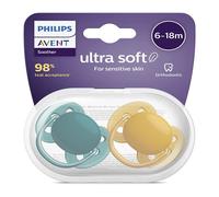 Philips Avent SCF091/04 Ciuccio Ultra soft senza BPA per Bambini da 6 a 18 mesi Neutro