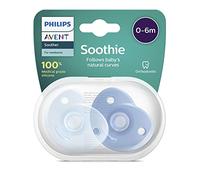 Avent Avent Soothie Pacifier 100% Silicone Blue 2u P_0208_293581 Salute, Beauty