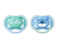 Philips Avent SCF342/22 Succhietti Ultra Air 6 - 18 m, Maschio, Hello
