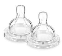 Philips Avent SCF632/27 - Tettarella classica a 2 fori, flusso lento, confezione da 2