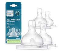 Philips AVENT SCY762/44 - Nippli anti-colici, flusso 2, 4 pezzi