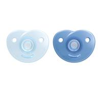 Philips AVENT Soothie Heart SCF099/21 - Set di 2 tettarelle per i contorni naturali del viso del bambino, realizzato in silicone medicale