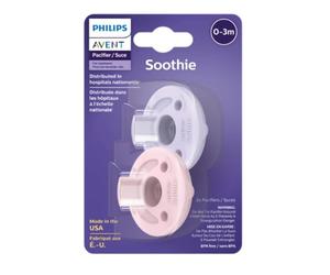 Philips Avent Soothie Pacifier, 0-3 mesi, rosa/viola - by Philips AVENT