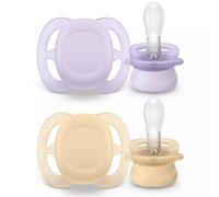 PHILIPS AVENT Succhietto In Silicone 0-2 Mesi 2 Pezzi "Ultra start" SCF075/11