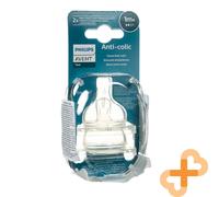 PHILIPS AVENT Succhiotto In Silicone Classic+ S Da 1M+ 2 Pz Flusso Lento