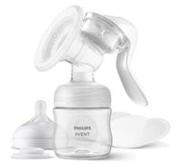 Philips Avent SCF430/10 tiralatte manuale con tecnologia Natural Motion, incl. bottiglia da 125ml Natural e 2 cuscinetti per l'allattamento - Gr. 125 ml-250 ml