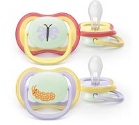Philips Avent Ultra Air Day&Night SCF376/25 0-6m ciuccio Girl 2 pz