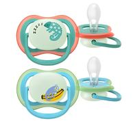 Philips Avent Ultra Air Nighttime Pacifier, 6-18 Months - 2 Pieces