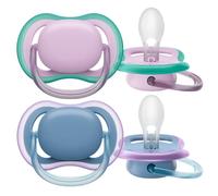 Philips Avent Ultra Air Pacifier,6-18 Months, Girl - 2 Pieces