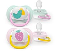 Philips Avent Ultra Air SCF080/24 0-6 m ciuccio Girl 2 pz