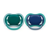 Philips Avent SCF085/31 - Ciuccio Ultra Air per bambini da 6 a 18 mesi, senza BPA, con custodia sterilizzante, modello SCF085/31