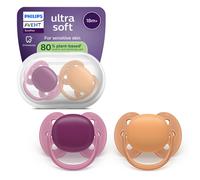 Philips Avent Ultra Soft Ciuccio - Ciuccio ortodontico, per bambini dai 18 mesi