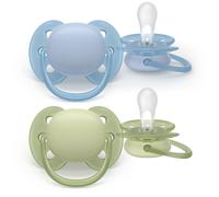 Philips Avent Ultrasoft SCF091/37 0-6 m ciuccio Boy 2 pz