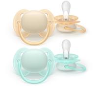 Philips Avent Ultrasoft SCF091/40 0-6 m ciuccio Neutral 2 pz