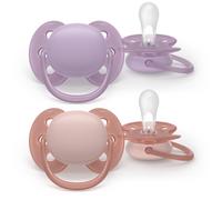 Philips Avent Ultrasoft SCF091/43 6-18 m ciuccio Girl 2 pz