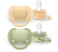 Philips Avent Ultrasoft SCF091/45 6-18 m ciuccio Neutral 2 pz