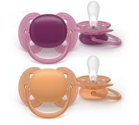 Philips Avent Ultrasoft SCF093/03 18+m ciuccio Girl 2 pz