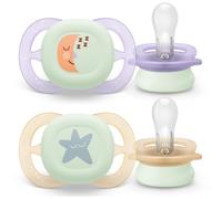 Philips Avent Ultrastart Day&Night SCF075/17 0-2 m ciuccio Girl 2 pz
