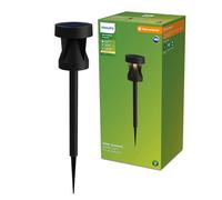 Philips Avery Lampada a Piedistallo Solare per Esterni, 2700 K, 200 lm, Nera