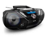 Philips AZB798T/12 impianto stereo portatile Analogico e digitale 12 W DAB, DAB+, FM Nero Riproduzione MP3