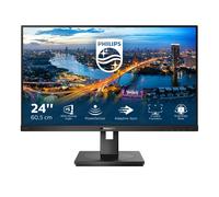 Philips 242B1 USB Hub Monitor 23.8 pollici FHD, 75Hz, IPS, 4ms GtG, altezza regolabile, Speakers,TBC, (1920x1080 HDMI 1x 1.4 DP 1x 1.2) nero