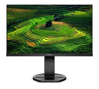 Philips Monitor 241B8QJEB, 24", LED IPS, FHD, 3 Side Frameless, Regolabile Ergonomicamente, HUB USB, Casse Audio Integrate, Display Port, DVI, HDMI, VGA, Vesa, Nero